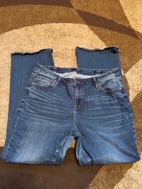 Vigoss Medium Blue Wide Leg Jeans 👖 Size 18/32